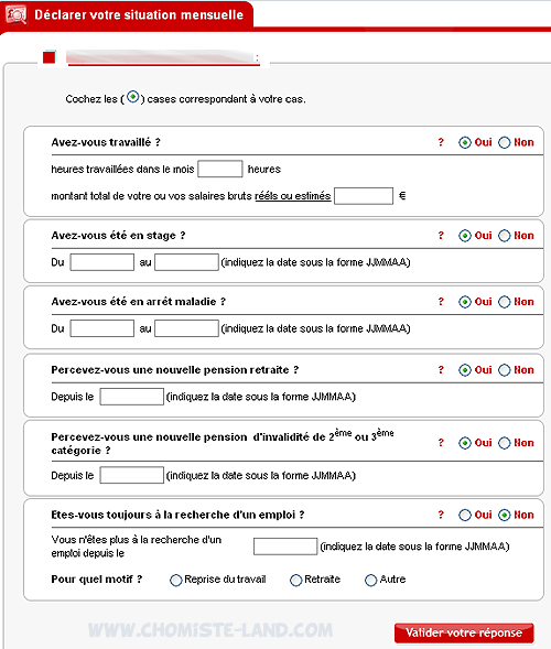 www.Pole-Emploi : Actualisation Jusqu'au 16 Janvier 2012