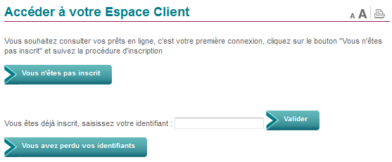 Accéder à votre Espace Client