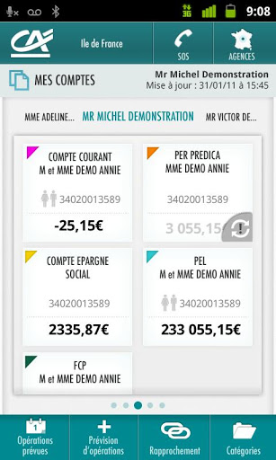Application Android Crédit Agricole Vendée