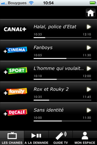 Nouvelle application CANALTOUCH pour Iphone et Android