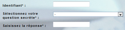 Vous avez oublié votre mot de passe ou votre login? 