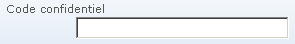 Code confidentiel