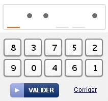 Composition de votre code secret