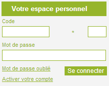Votre espace personnel CESU Votre espace personnel CESU