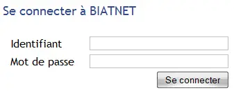 Se connecter à BIATNET 