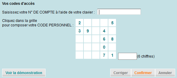 Vos codes d'accès CA Normandie
