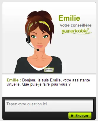 Accédez à l'assistance virtuelle de Numericable